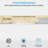 6 Inch Ultra-Thin LED Recessed Lighting with J-Box, 12W Dimmable Slim Panel Downlight 1000lm, 3000K Warm White