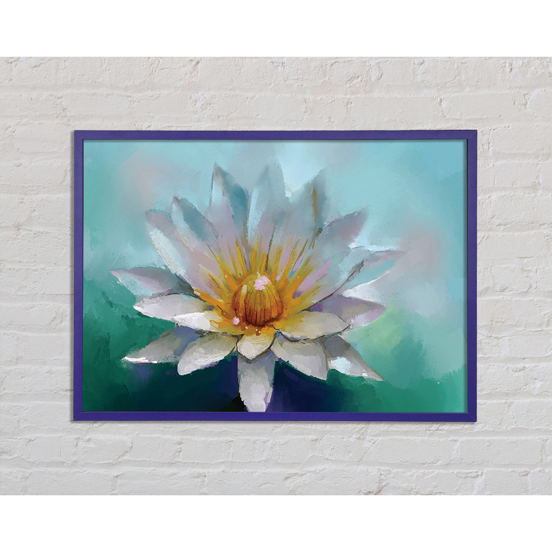 Gerahmter Kunstdruck Water Lily