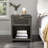 Allenside 16.9'' W 1-Drawer Manufactured Wood Nightstand-42417631