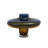 Low Amber Over Cobalt Vase-71171207