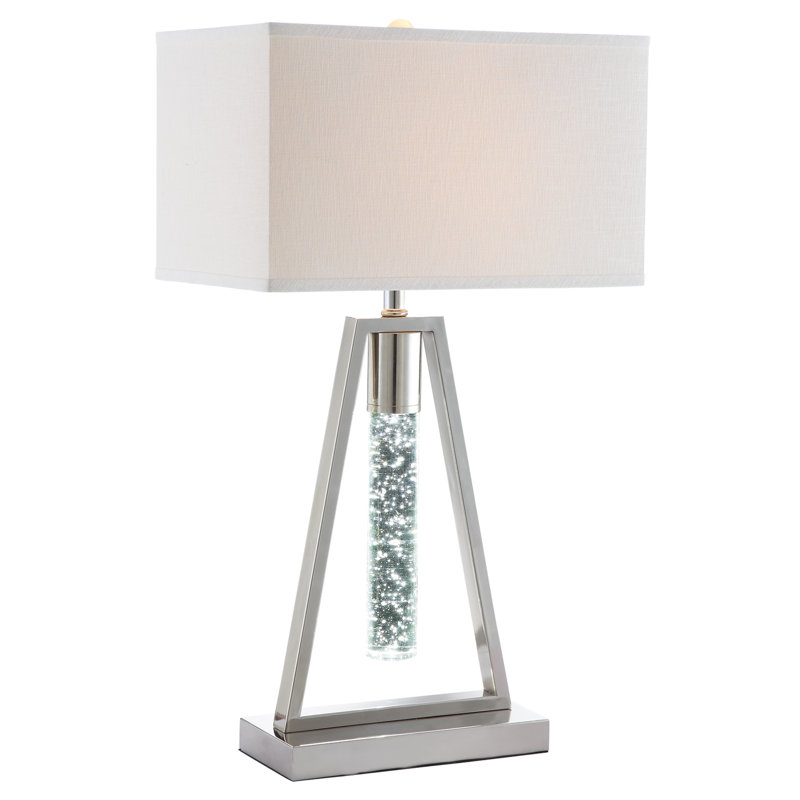 Lampe de table H 27 po avec veilleuse glaçon