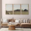 " Fields And Cattle Tranquil Farm Landscape Countryside Nature Landscape Modern Art Decor " 3 - Pieces-98696378-98696375