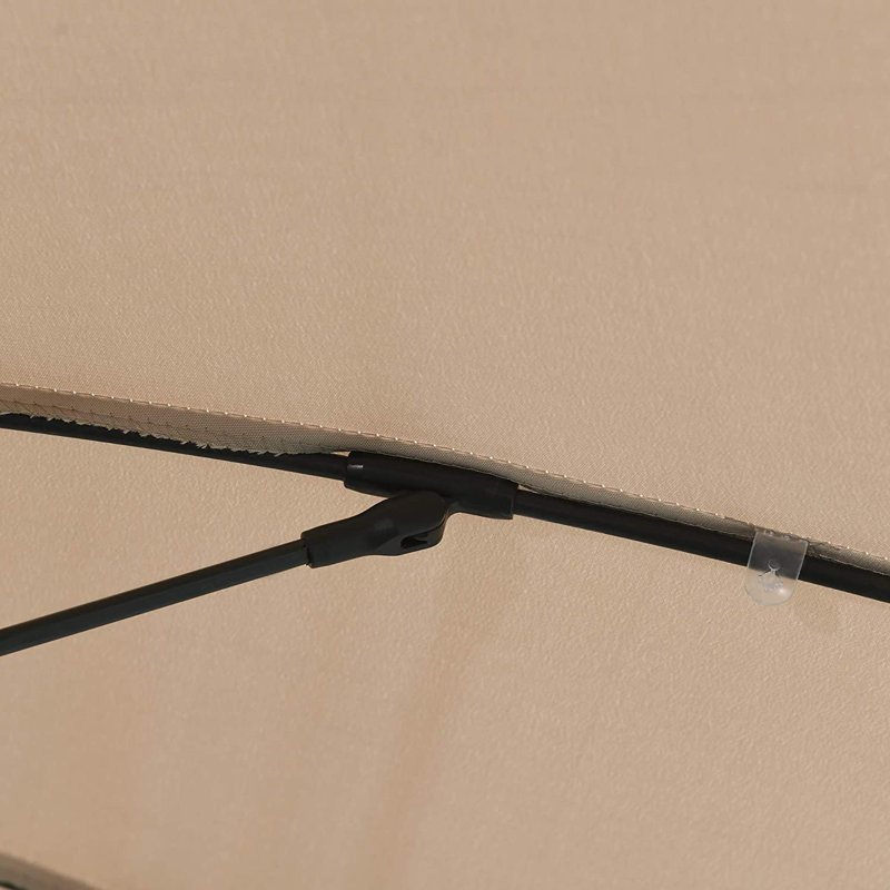Aarun 270cm Cantilever Parasol, Khaki