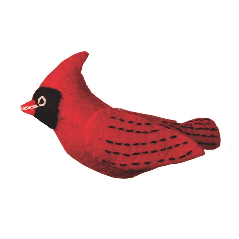 Figurine suspendue cardinal oiseau pour jardin