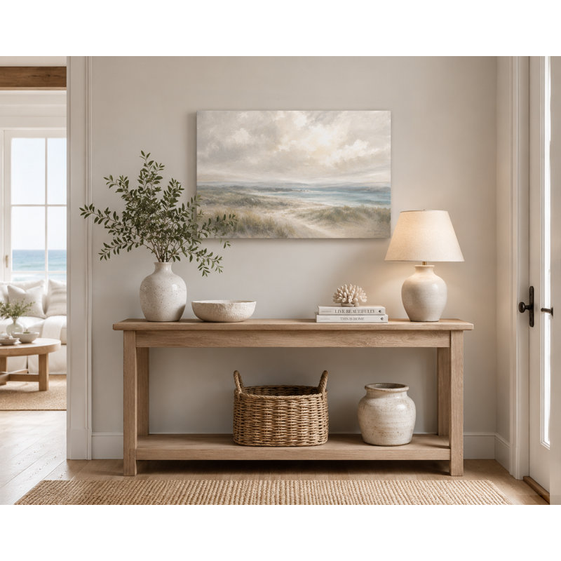 Art mural sur toile Quiet Coast, L 36 po x H 24 po x P 1,5 po