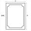 Tapis bleu marine / blanc Marusya-1305468453
