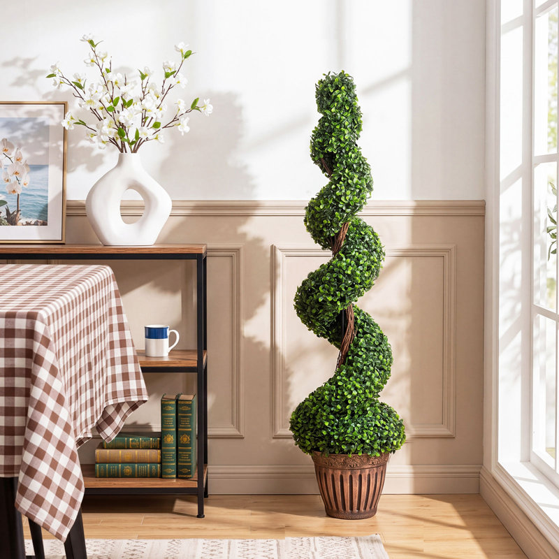 47 " H Faux Boxwood Topiary