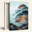 Impression sur toile stylisée «Orange and Teal Trees on Misty Coastline»-133544451