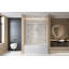 Porte de douche coulissante simple sans cadre-127317917