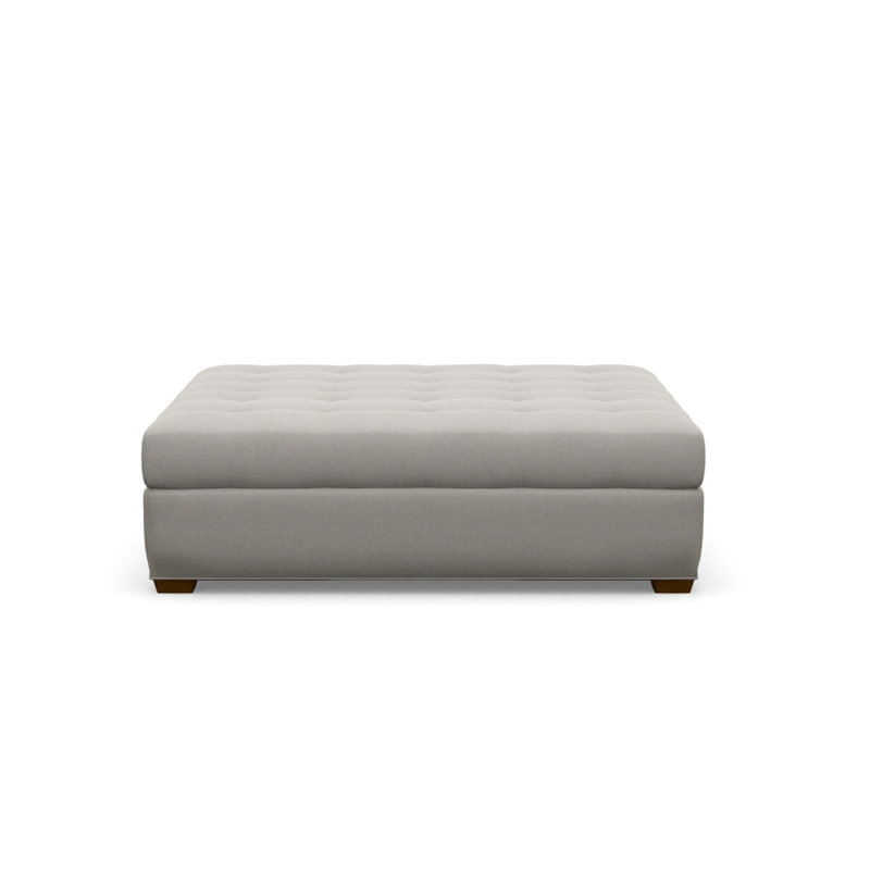 Baxter Square Ottoman, Big Sur, Twale 721042