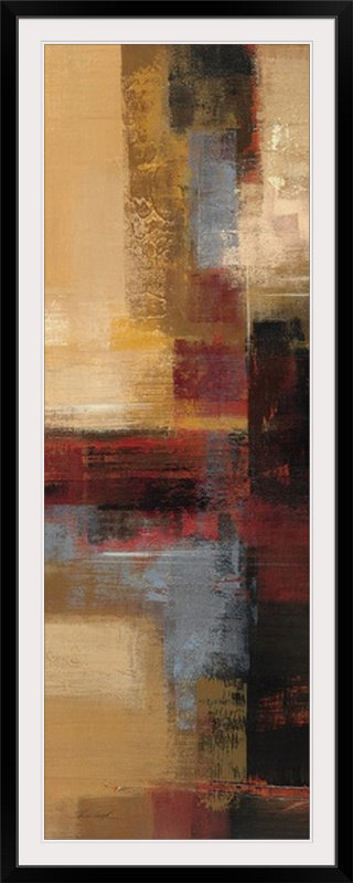 «Fast Lane Panel II» par Silvia Vassileva, reproduction d'art, Cadre noir, H 56 po x l 24 po x P 1 po