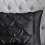 Ensemble de couette 7 pièces capitonné - Noir - Queen-134728696