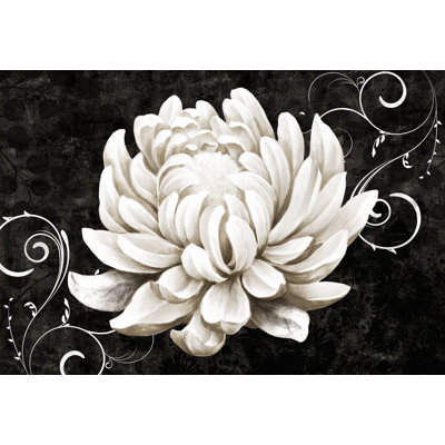 White Flower Giant 3 - Wrapped Canvas Art Prints