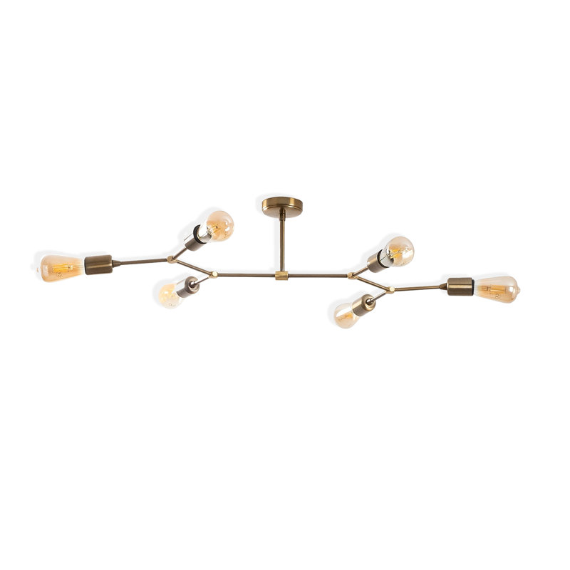 Lustre linéaire 6 lumières