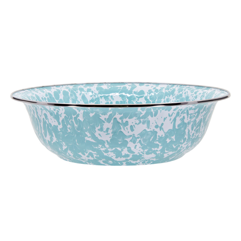 Swirl Serving Basin, Sea Glass, Serving Bowl