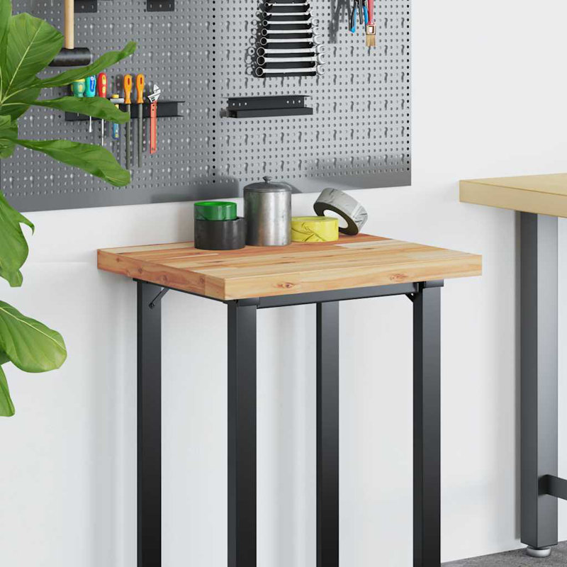 Solid Wood Table Top, 60 cm H x 50 cm W x 4 cm D