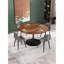 Table de salle à manger TULIP, diamètre 106 cm ROND, bois naturel