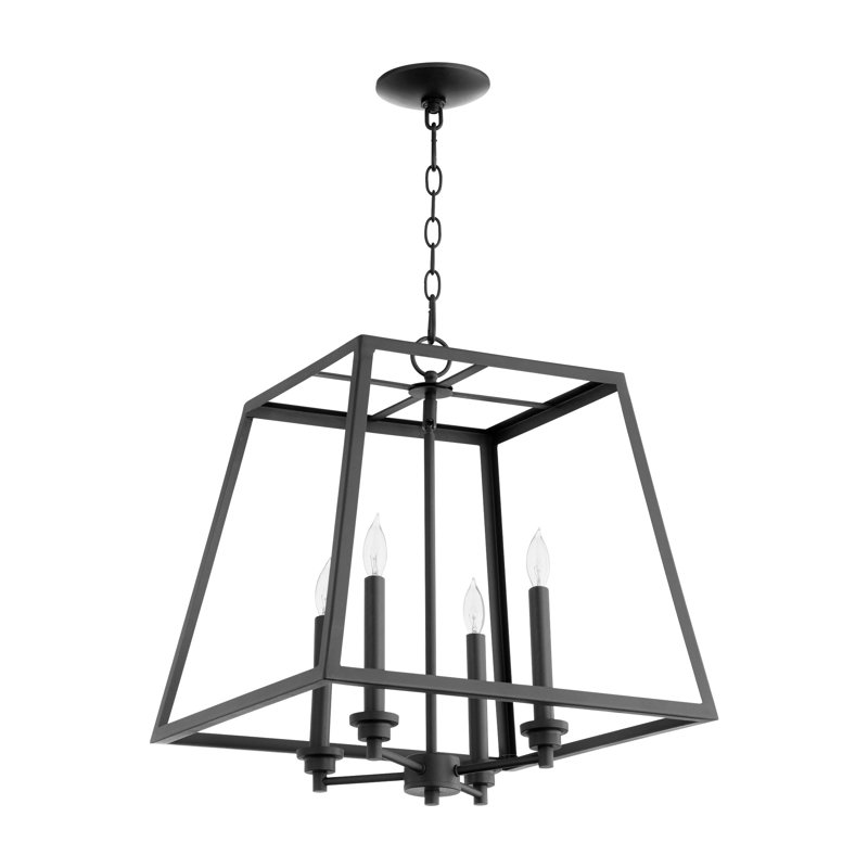 Izayah 4 - Light Outdoor Hanging Lantern, 21" H x 18" W x 18" D