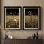 «Meadow Florals Dark Rustic», ensemble de 2 reproductions d'art encadrées sur papier de qualité supérieure 26 po x 36 po-121103556