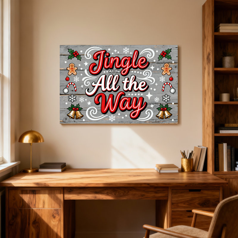 Motif de Noël «Christmas Jingle All The Way Holiday»