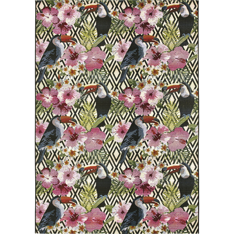 LaGrange Floral Hand Woven Area Rug, Rectangle 160 x 230cm