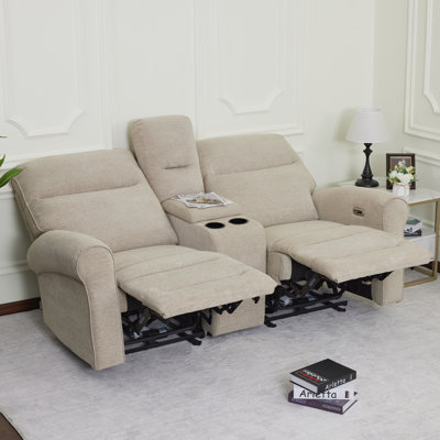 Causeuse inclinable électrique avec console Endrik