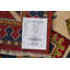 Tapis oriental géométrique Kazak fabriqué à la main 7 x 10