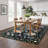 Non-Slip Runner Rug, 2x6 Floral Low Pile Kitchen and Hallway Carpet, Ultra-Thin Indoor Floor Mat for Bedroom, Black-830917064
