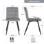 Leann Tufted Velvet Upholstered Back Side Chair-739582757