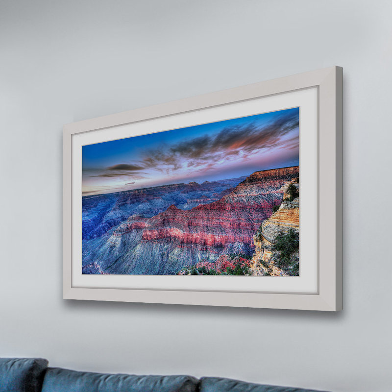 « rose layers », reproduction d’art encadrée, H 24 po x l 36 po x P 1,5 po