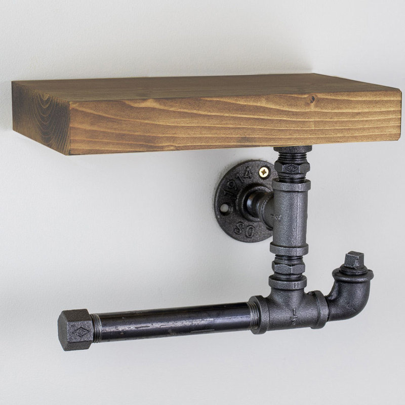 Spenser Solid Wood Accent Shelf