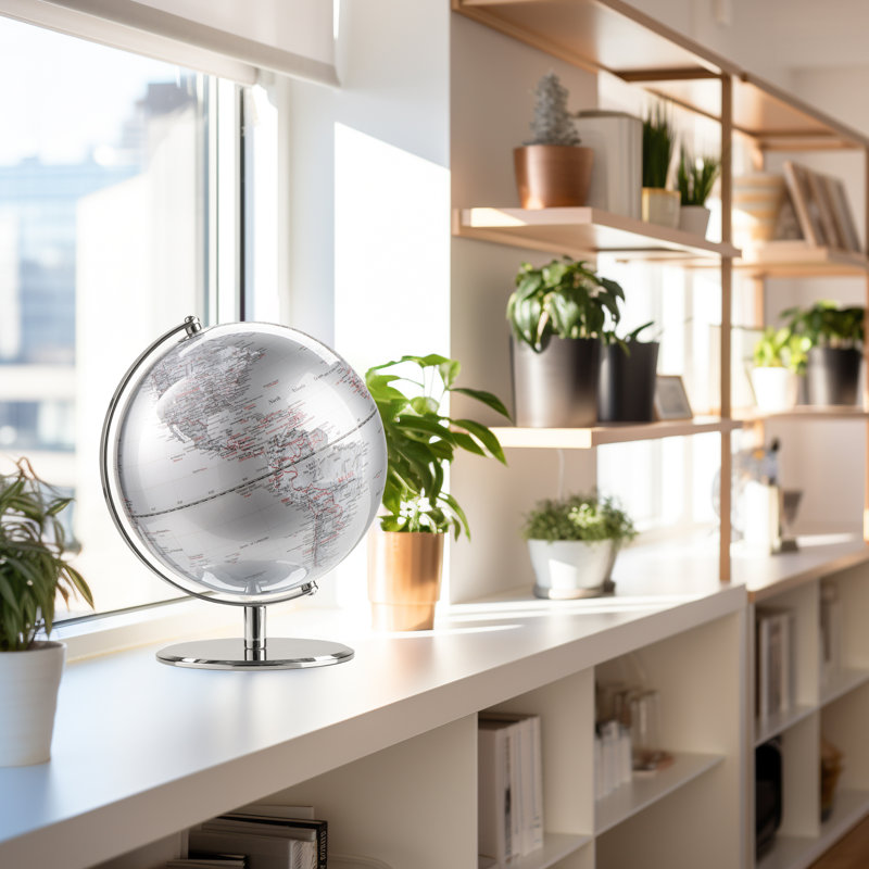  Globe de table Vicksburg, argent