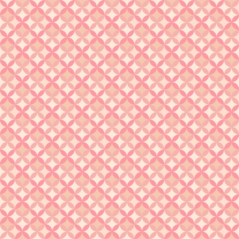 Meayki Abstract Geometric Wallpaper - Wrapped Canvas Print, 30cm H x 30cm W x 3.8cm D