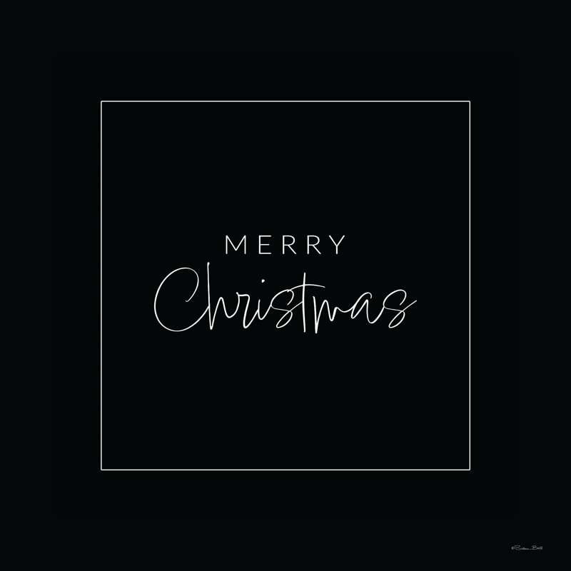 Nussey Simple Merry Christmas par Susan Ball, H 12 po x l 12 po