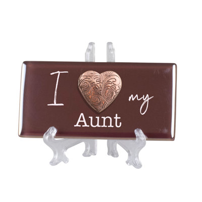 Plaque décorative «I Love My Aunt»