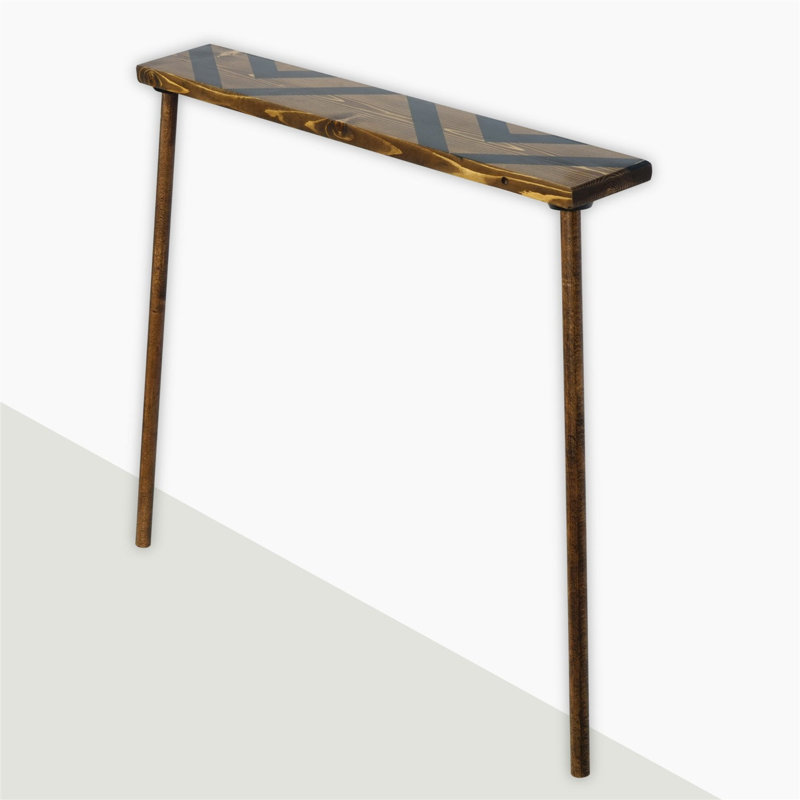Tablette décorative en bois massif Jihane
