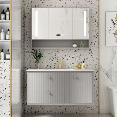 Armoire de salle de bain moderne et simple