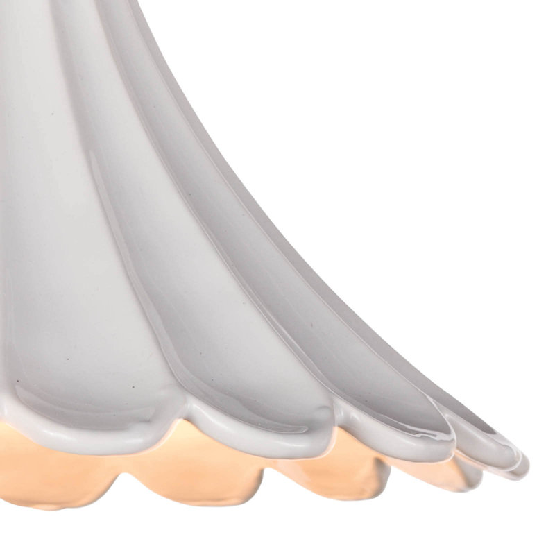 Luminaire suspendu en céramique Cally, H 12 po x l 12 po x P 12 po