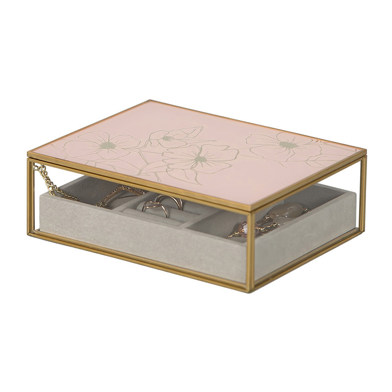 June Glass Jewelry Box