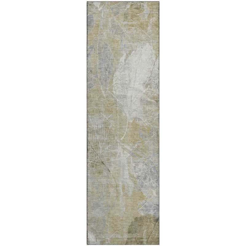 Tapis floral de qualité supérieure lavable à la machine Chelston AMF1850, Tapis de couloir 2 pi 3 po x 7 pi 6 po