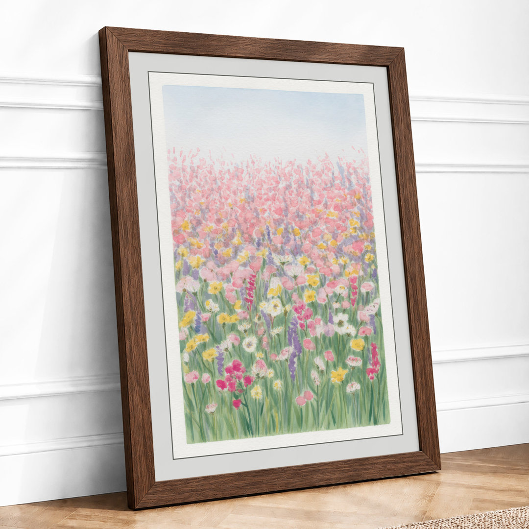 Meadow in Bloom Botanical - Framed Print