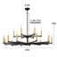 Lustre traditionnel à 18 lumières pour salle à manger -408152027-408152024-408152025