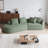 Chumenti Boneless Modern Oversized Sectional Sofa-108844350-108844351