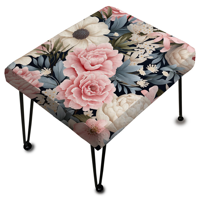 Repose-pieds Boho Pastel Blooms