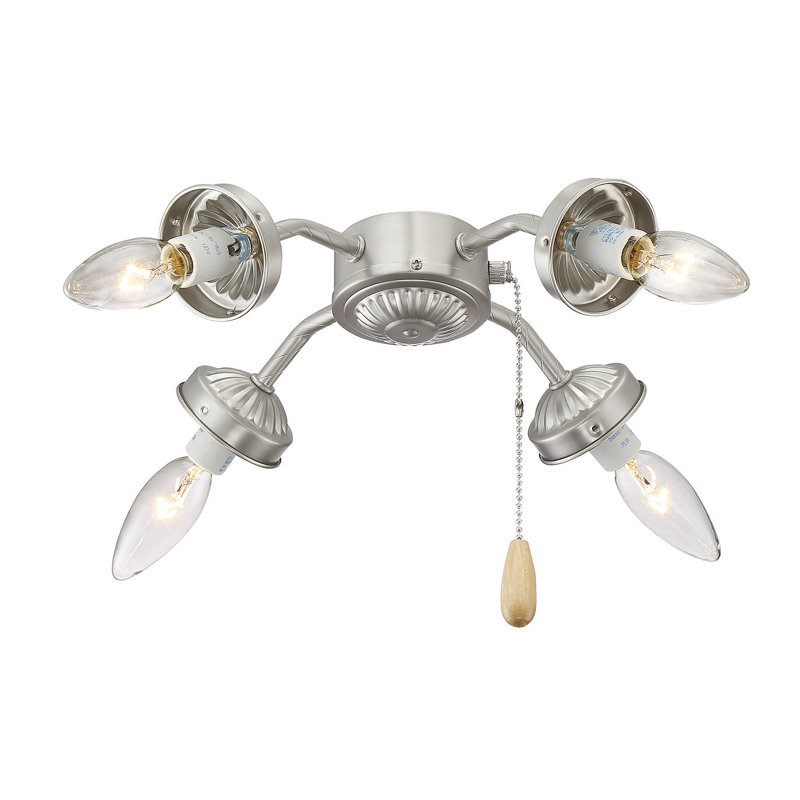 23'' Light Fitter, Satin Nickel