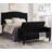 Upholstered Tufted Button Storage Bench With Nails Trim-371160027