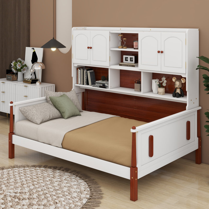 Mimmo Twin Size Platform Bed with Multiple Storage