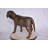 Beagle Dog Standing Made Of Bronze, Statue - Size: 27"L X 14"W X 21"H.