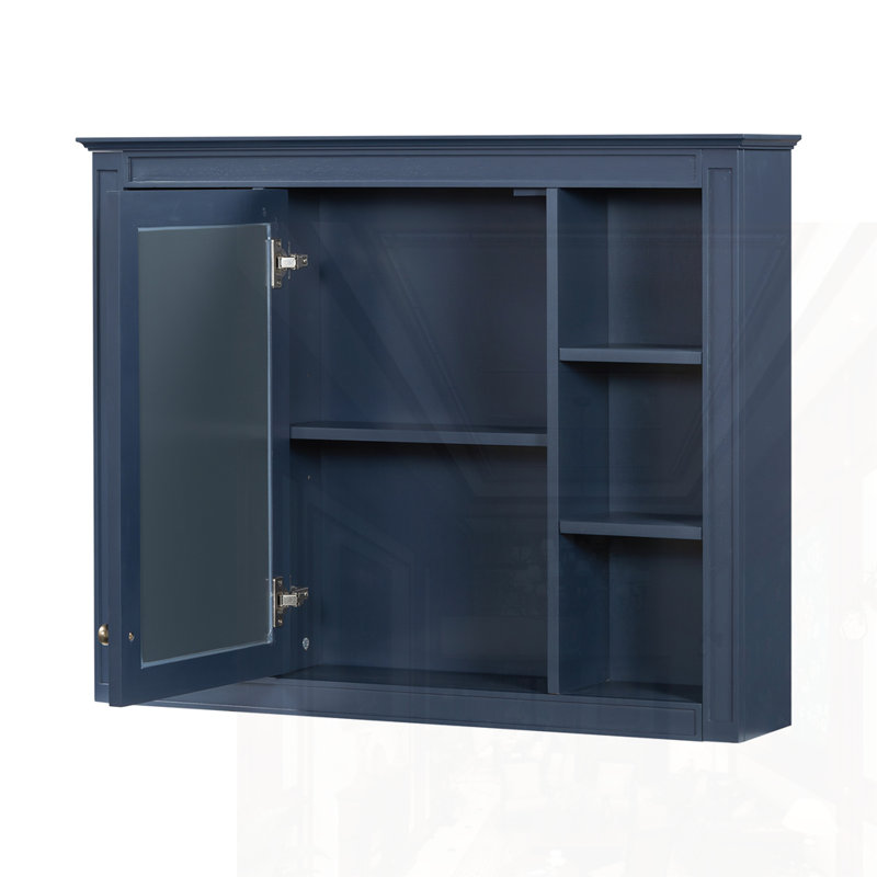 Wall Mounted Medicine Cabinet, Blue