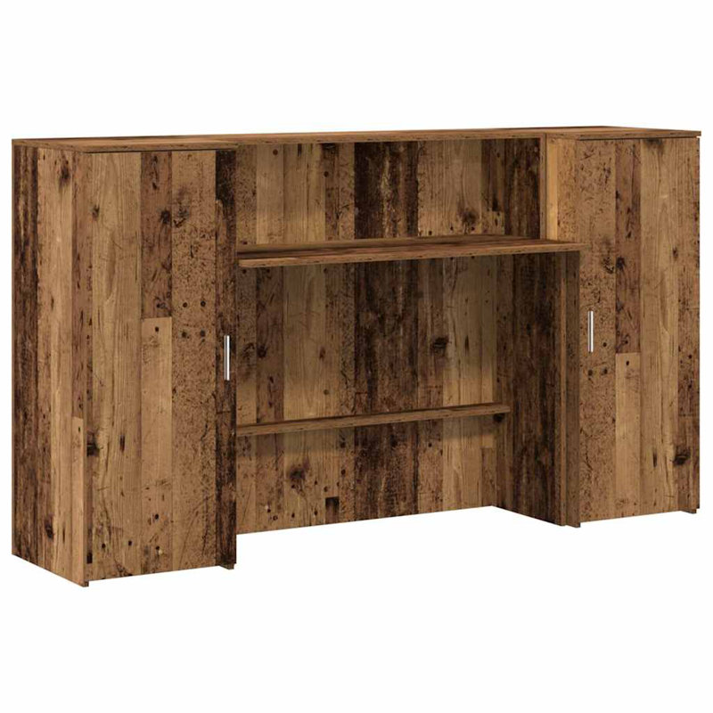 Baki Standing Desk, Old Wood, 103.5cm H x 180cm W x 50cm D